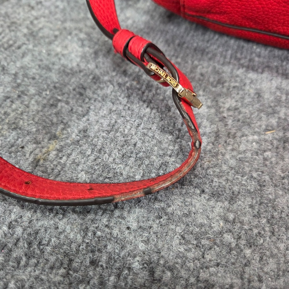 Michael Kors Riley Backpack Pebble Leather Dark‎ Sangria & Wallet Retail $498 - Picture 13 of 16
